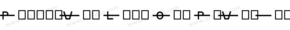 Pritchard Line Out Plain字体转换